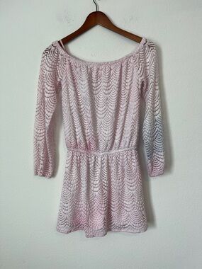 LILLY PULITZER Pink & Gray Ombré Lace Lana Skirt Romper